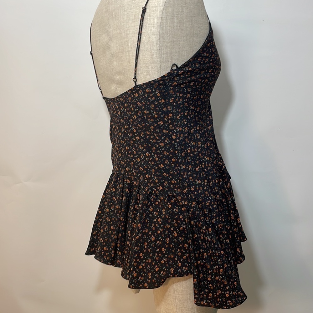 Michael Kors Collection Auburn Multi Vintage Floral Silk Tank Top size 0 - Picture 5 of 11